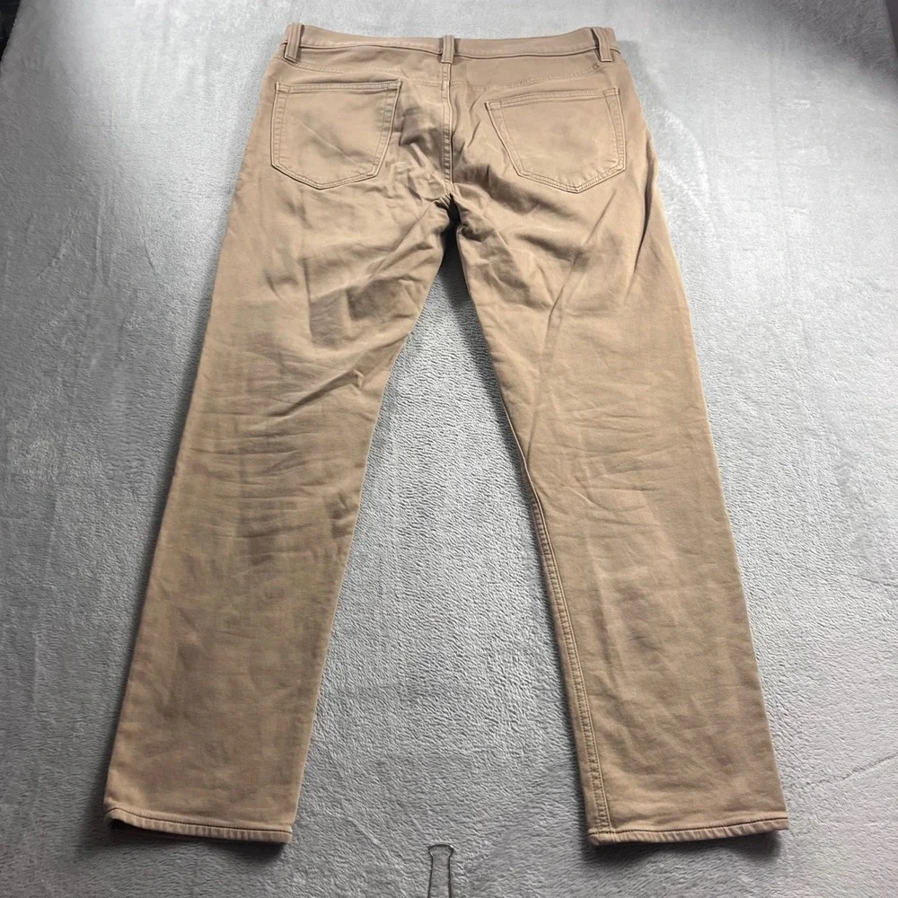 Banana Republic Traveler Slim Fit Khaki Chino Pants Mens 36x32 Tan Five Pocket